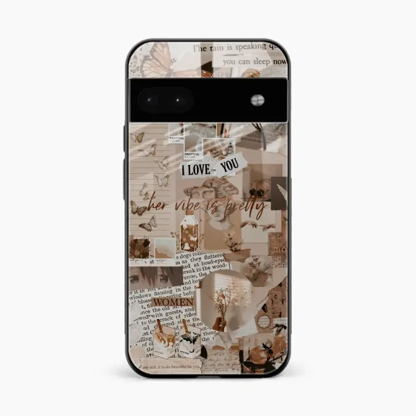 Aesthetic Vintagel Google Pixel 6a Back Cover