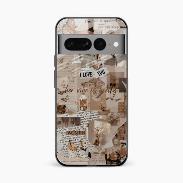 Aesthetic Vintagel Google Pixel 7 Pro Back Cover
