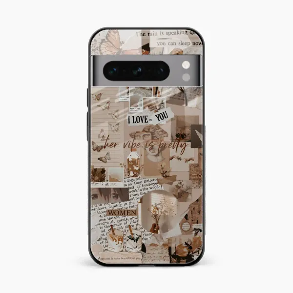 Aesthetic Vintagel Google Pixel 8 Pro Back Cover