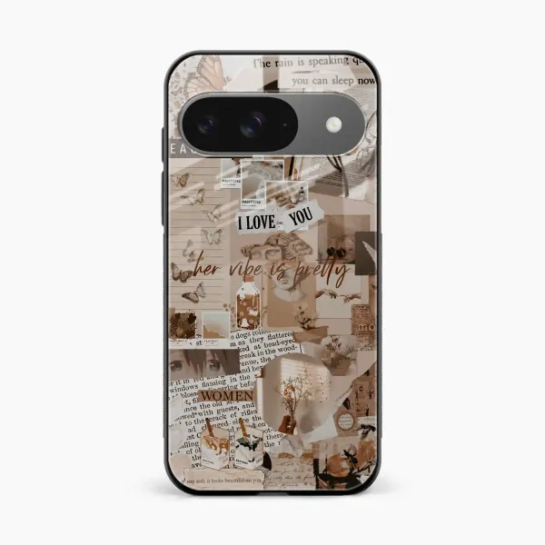 Aesthetic Vintagel Google Pixel 9 Back Cover