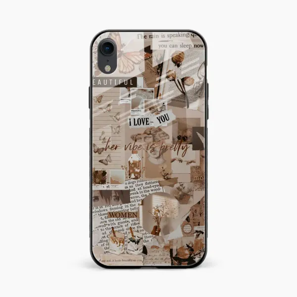 Aesthetic Vintagel iPhone XR Back Cover