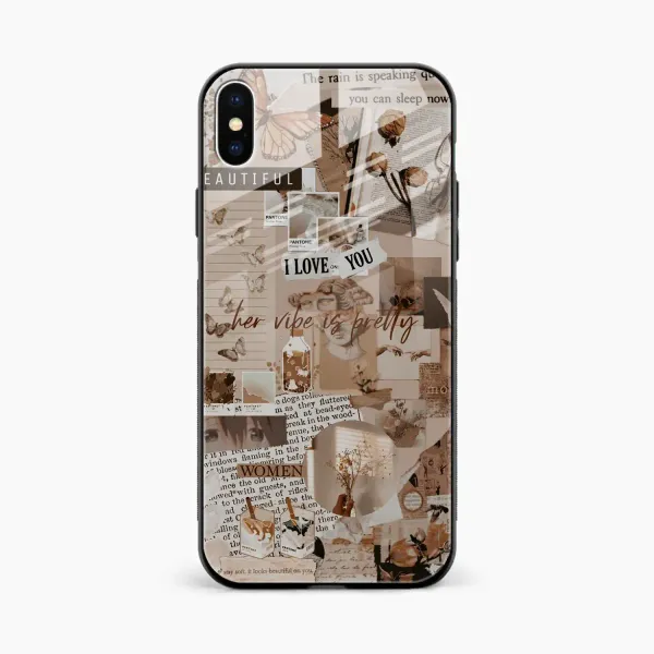 Aesthetic Vintagel iPhone XS Max Back Cover