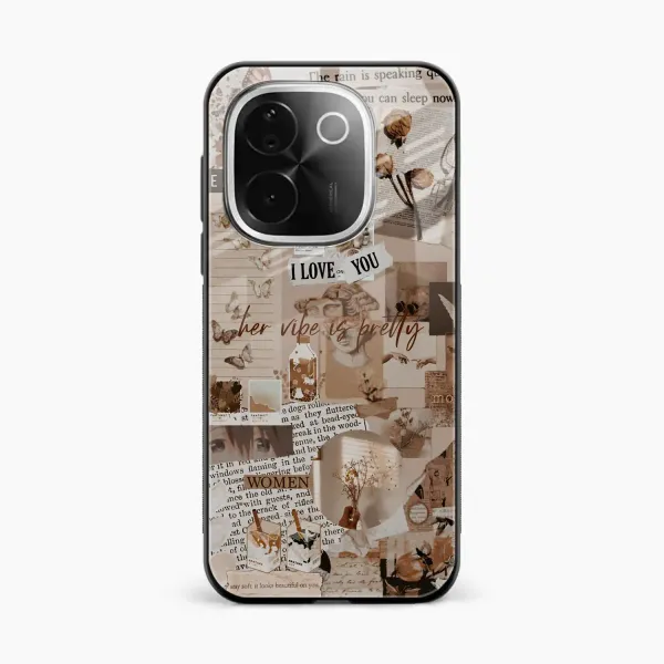 Aesthetic Vintagel Iqoo Z9s Pro 5G Back Cover