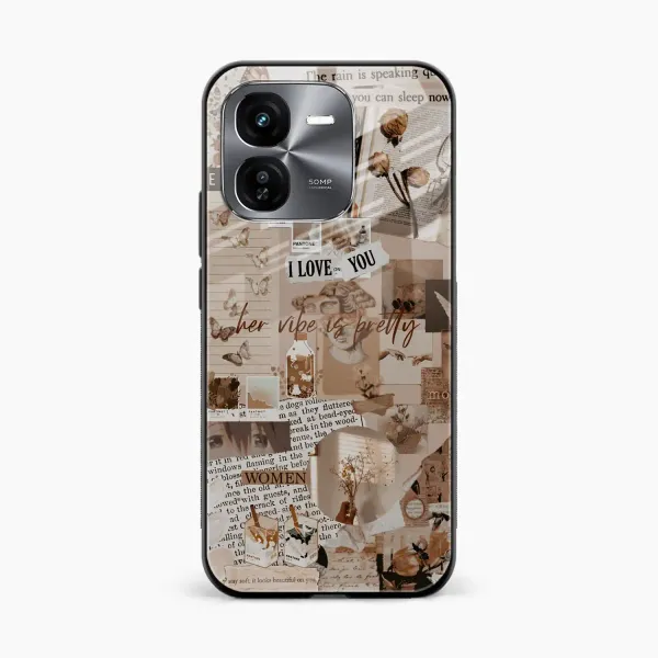 Aesthetic Vintagel Iqoo Z9x 5G Back Cover