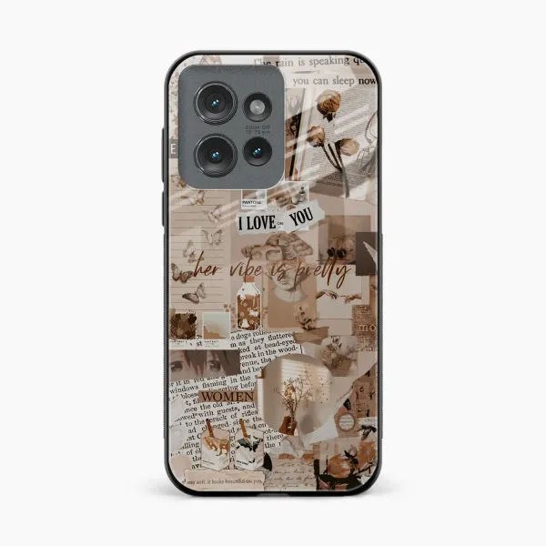 Aesthetic Vintagel Motorola Edge 50 5G Back Cover
