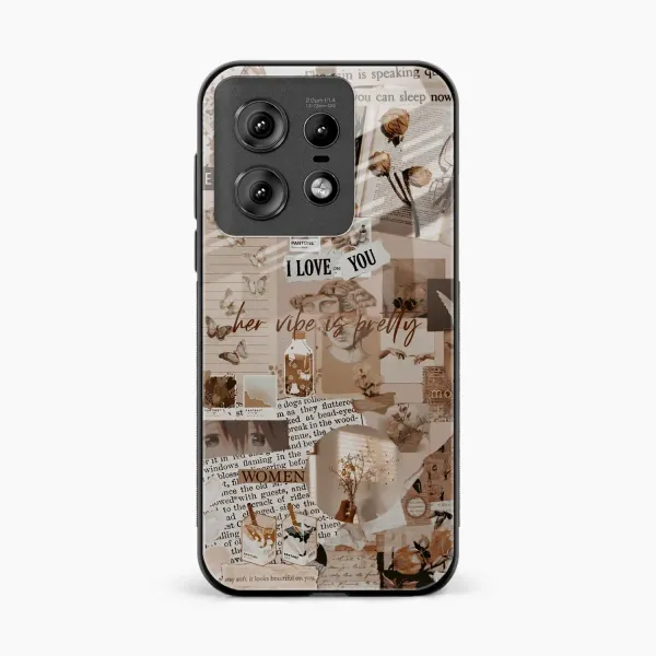 Aesthetic Vintagel Motorola Edge 50 Pro 5G Back Cover