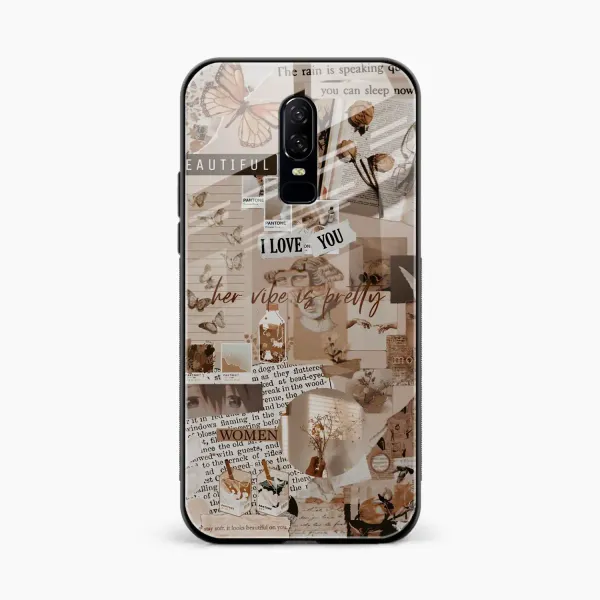 Aesthetic Vintagel OnePlus 6T Back Cover