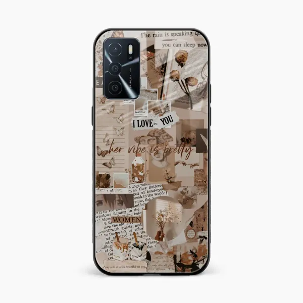Aesthetic Vintagel Oppo A16 Back Cover