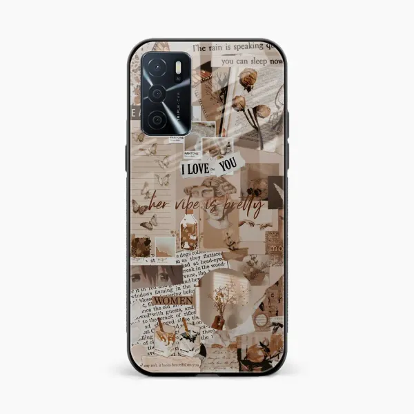 Aesthetic Vintagel Oppo A16s Back Cover