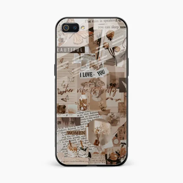 Aesthetic Vintagel Oppo A1k Back Cover