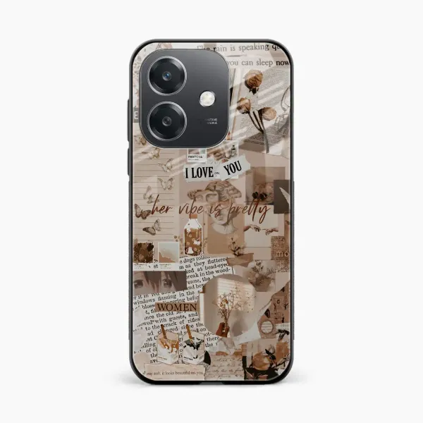 Aesthetic Vintagel Oppo A3 5G Back Cover