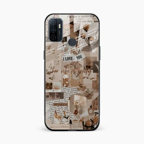 Aesthetic Vintagel Oppo A53s 4G Back Cover