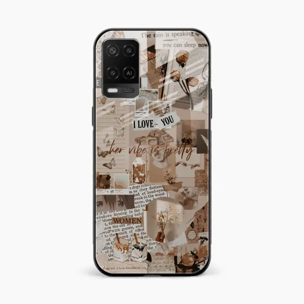 Aesthetic Vintagel Oppo A54 Back Cover
