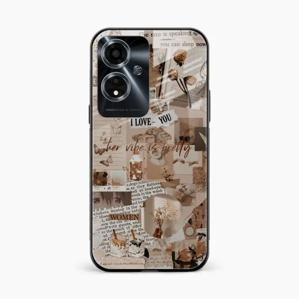 Aesthetic Vintagel Oppo A59 Back Cover