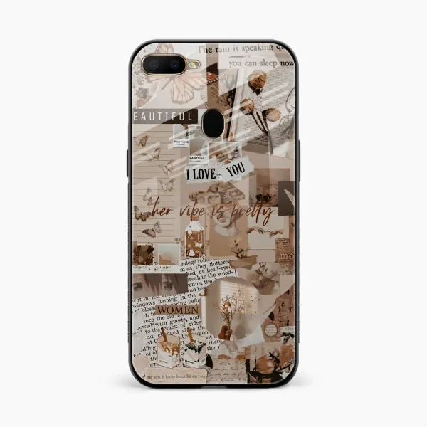Aesthetic Vintagel Oppo A5s Back Cover
