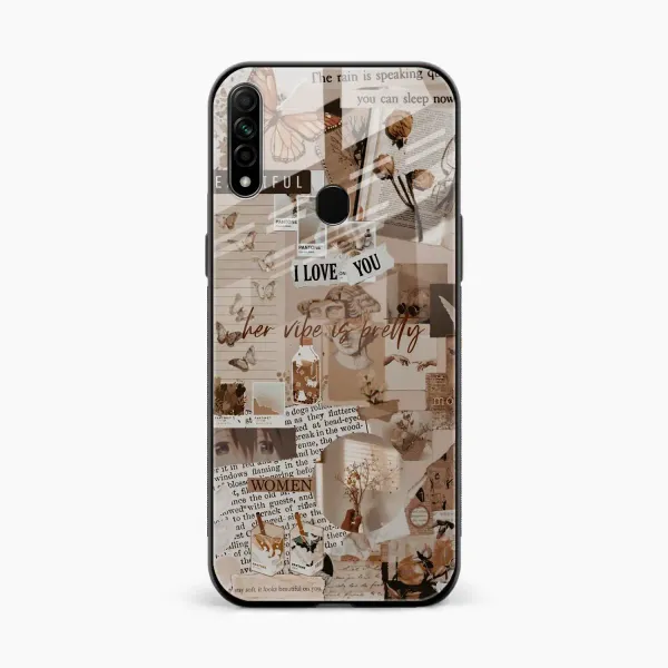 Aesthetic Vintagel Oppo A8 Back Cover
