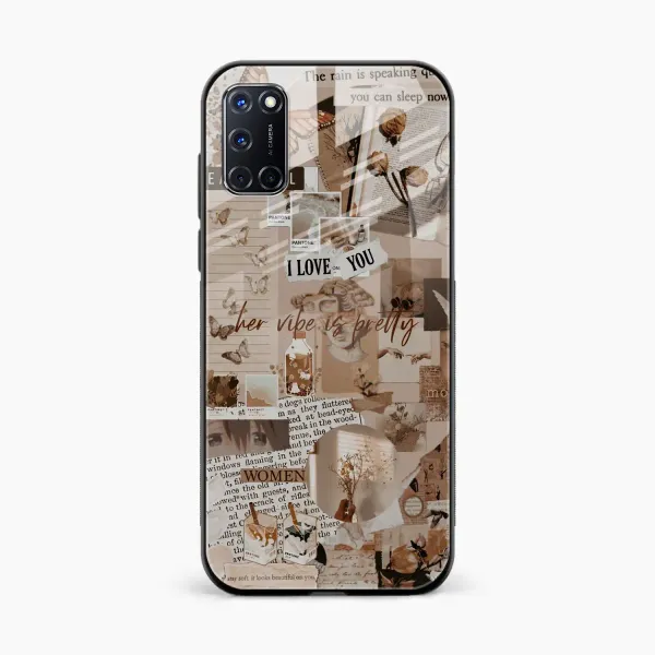 Aesthetic Vintagel Oppo A92 Back Cover