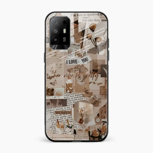 Aesthetic Vintagel Oppo A95 5G Back Cover