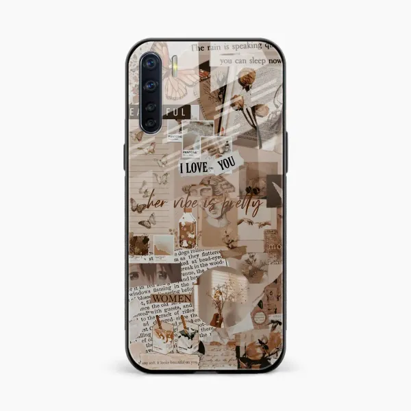 Aesthetic Vintagel Oppo F15 Back Cover