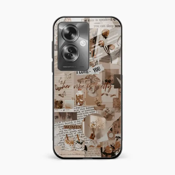 Aesthetic Vintagel Oppo F25 Pro 5G Back Cover