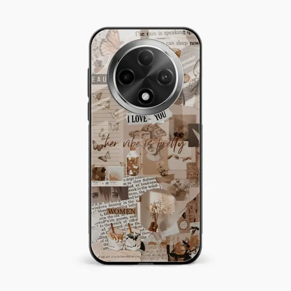 Aesthetic Vintagel Oppo F27 Pro Plus 5G Back Cover