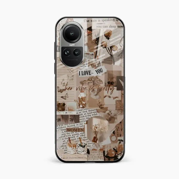 Aesthetic Vintagel Oppo Reno 10 Pro Back Cover