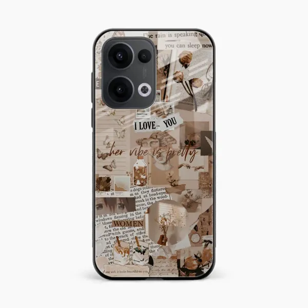Aesthetic Vintagel Oppo Reno 13 5G Back Cover