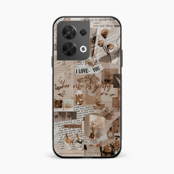 Aesthetic Vintagel Oppo Reno 8 Back Cover