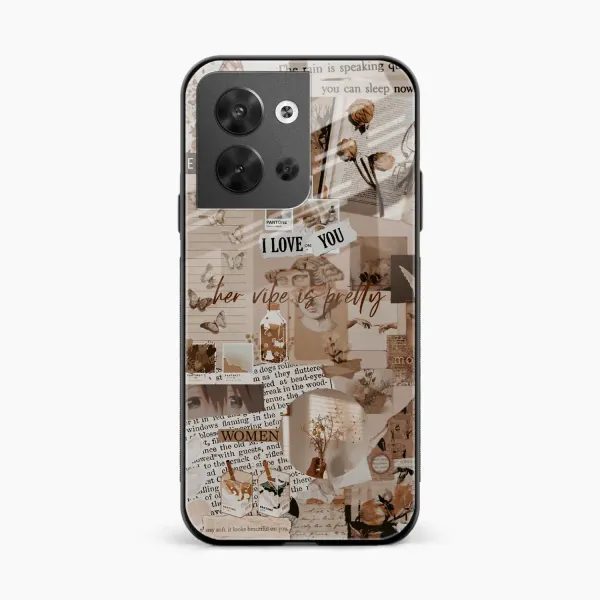 Aesthetic Vintagel Oppo Reno 9 Pro Back Cover