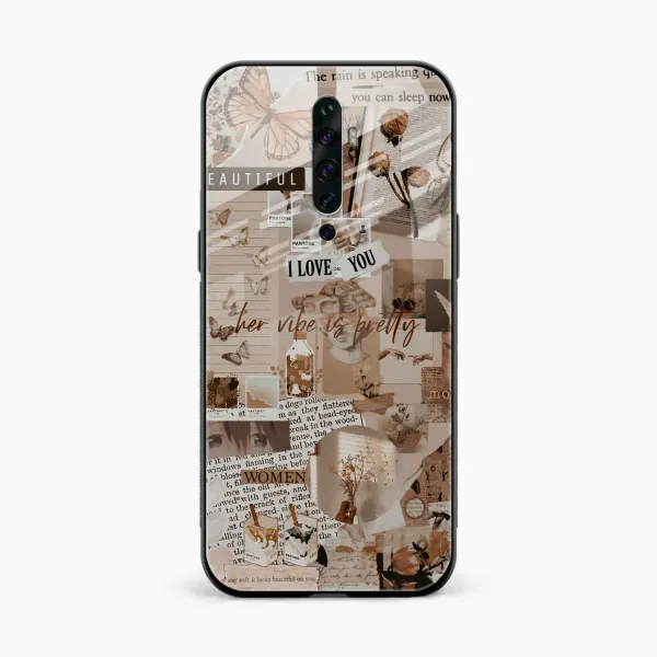 Aesthetic Vintagel Oppo Reno2 F Back Cover