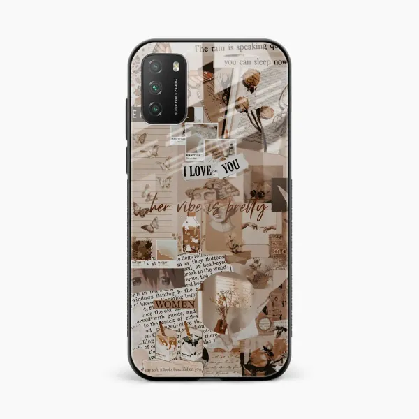 Aesthetic Vintagel Poco M3 Back Cover