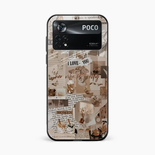 Aesthetic Vintagel Poco X4 Pro 5G Back Cover