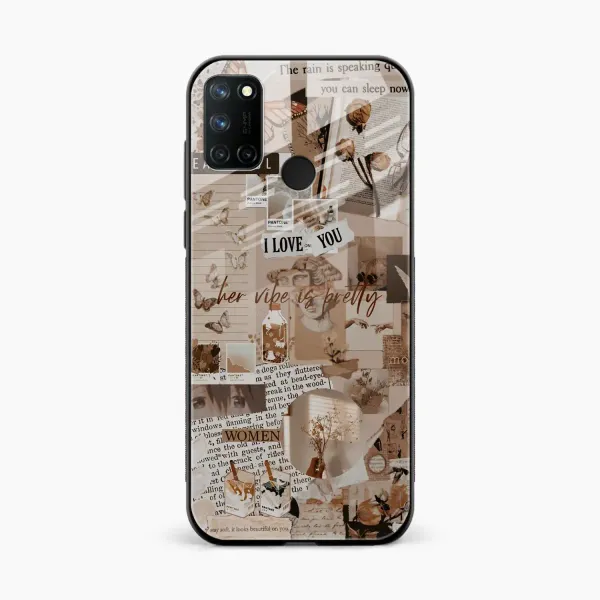 Aesthetic Vintagel Realme 7i Back Cover