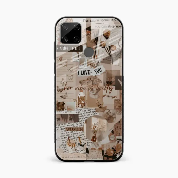 Aesthetic Vintagel Realme C15 Back Cover