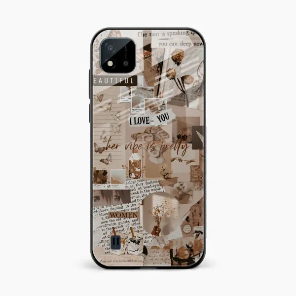 Aesthetic Vintagel Realme C20a Back Cover