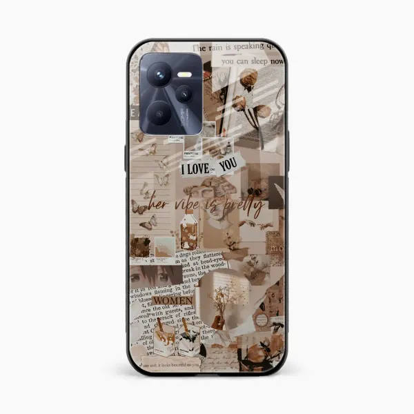 Aesthetic Vintagel Realme C35 Back Cover