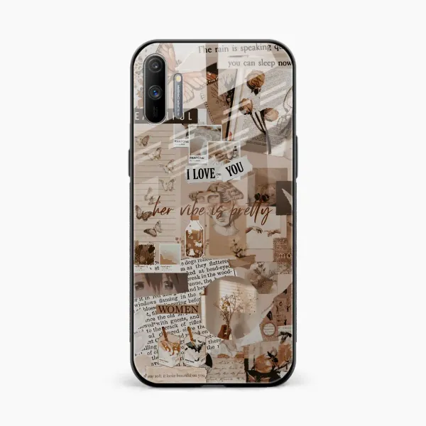 Aesthetic Vintagel Realme C3 Back Cover
