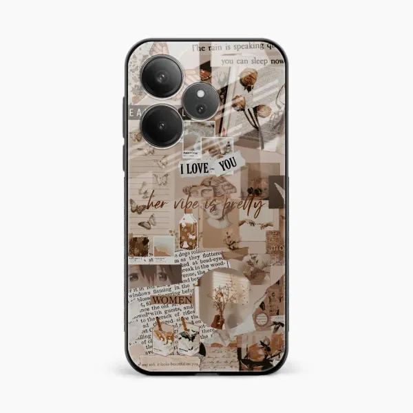 Aesthetic Vintagel Realme Gt 6 5G Back Cover