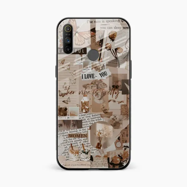 Aesthetic Vintagel Realme Narzo 10a Back Cover