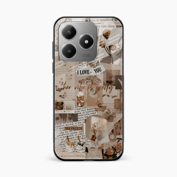 Aesthetic Vintagel Realme Narzo N63 Back Cover