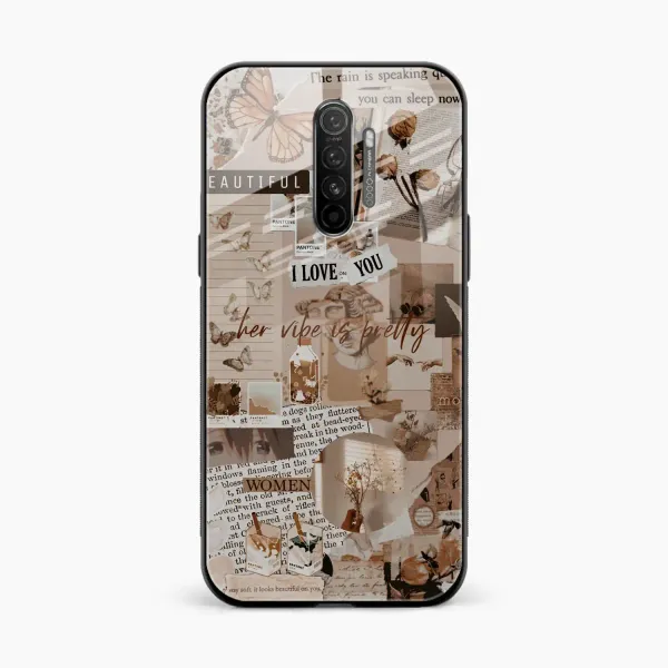 Aesthetic Vintagel Realme X2 Pro Back Cover