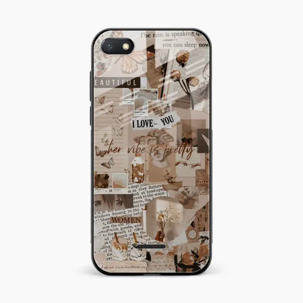 Aesthetic Vintagel Redmi 6a Back Cover