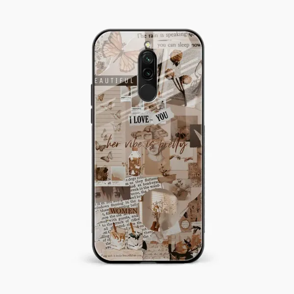 Aesthetic Vintagel Redmi 8 Back Cover