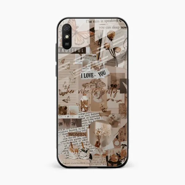 Aesthetic Vintagel Redmi 9at Back Cover