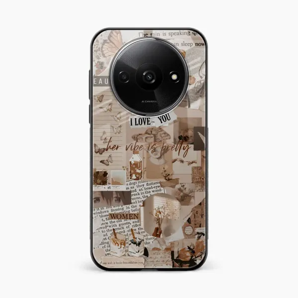 Aesthetic Vintagel Redmi A3x Back Cover