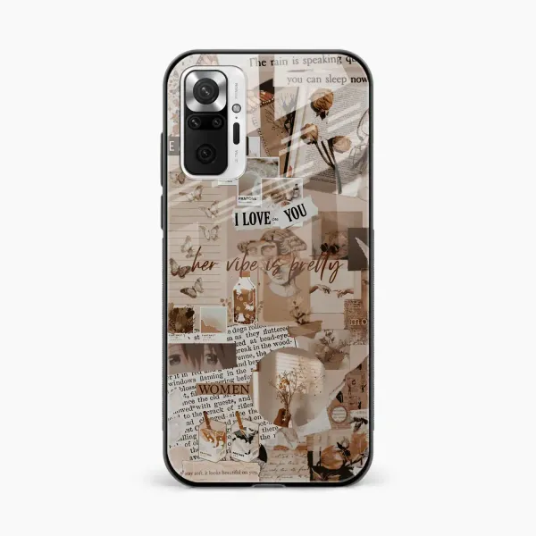 Aesthetic Vintagel Redmi Note 10 Pro Max Back Cover