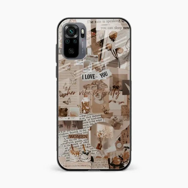 Aesthetic Vintagel Redmi Note 10 Back Cover