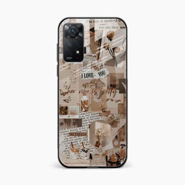 Aesthetic Vintagel Redmi Note 11 Back Cover