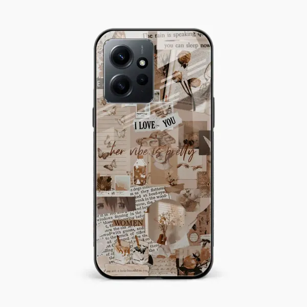 Aesthetic Vintagel Redmi Note 12 4G Back Cover