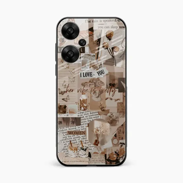 Aesthetic Vintagel Redmi Note 13 Pro Plus Back Cover